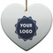 Logo Heart Ceramic Ornament