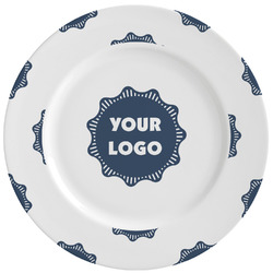 Logo Ceramic Dinner Plates - Set of 4