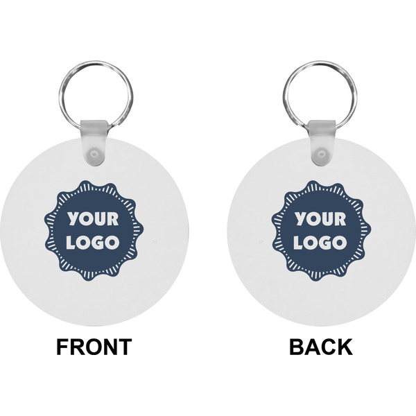 Logo Circle Keychain (Front + Back)