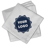 Logo Cloth Cocktail Napkins - Set of 4