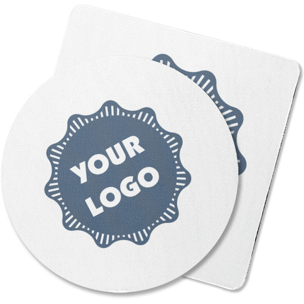 Custom Logo Rubber Backed Coaster