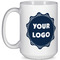 Logo Coffee Mug - 15 oz - White Full