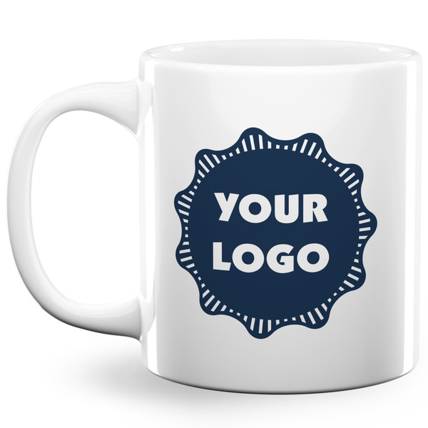 Custom Logo 20 oz Coffee Mug - White