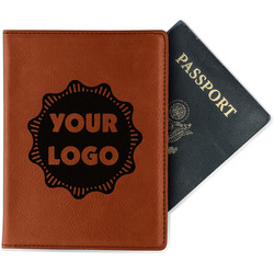 Logo Passport Holder - Faux Leather