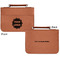 Logo Cognac Leatherette Bible Covers - Small Double Sided Approval