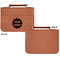 Logo Cognac Leatherette Bible Covers - Small Single Sided Approval