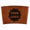 Logo Leatherette Cup Sleeve