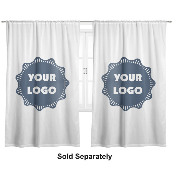 Custom Logo Curtain Panel - Custom Size