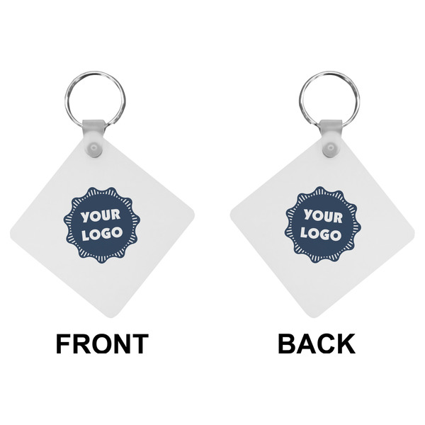 Logo Diamond Keychain (Front + Back)