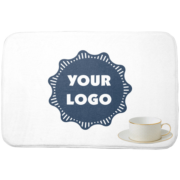 Logo Dish Drying Mat - with cup