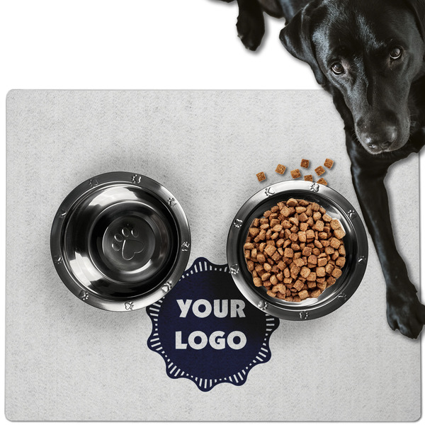 Logo Dog Food Mat - Large LIFESTYLE