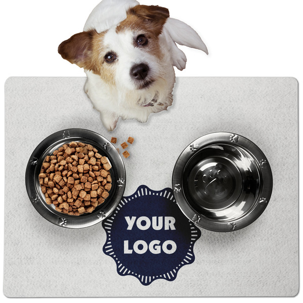 Custom Logo Dog Food Mat - Medium