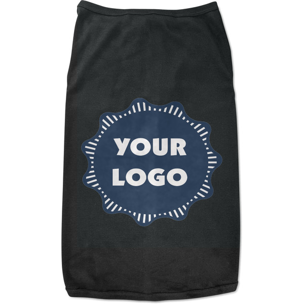 Custom Logo Black Pet Shirt - 3XL