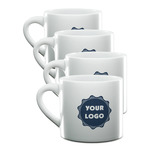 Logo Double Shot Espresso Cups - Set of 4