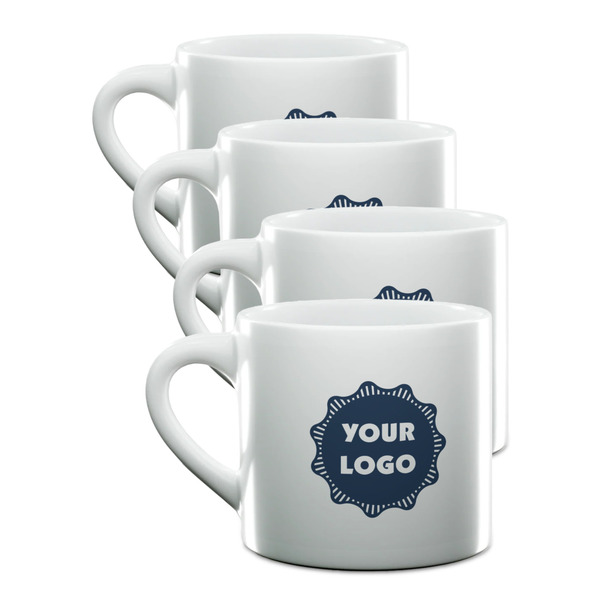 Custom Logo Double Shot Espresso Cups - Set of 4