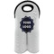Logo Double Wine Tote - Front