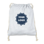 Logo Drawstring Backpack - Sweatshirt Fleece - Double-Sided