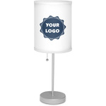 Logo 7" Drum Lamp with Shade Linen