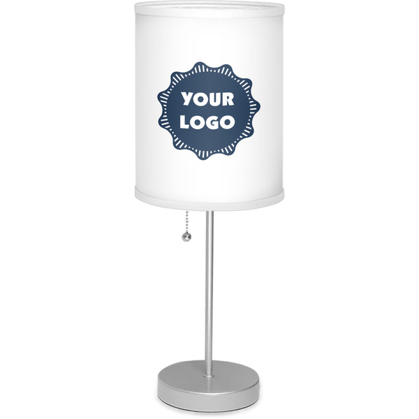 Custom Logo Lamp with Drum Shade