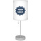 Logo Lamp with Drum Shade