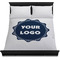Logo Duvet Cover - Queen - On Bed - No Prop