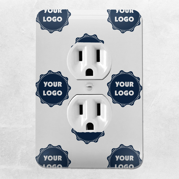 Logo Electric Outlet Plate - Lifestyle