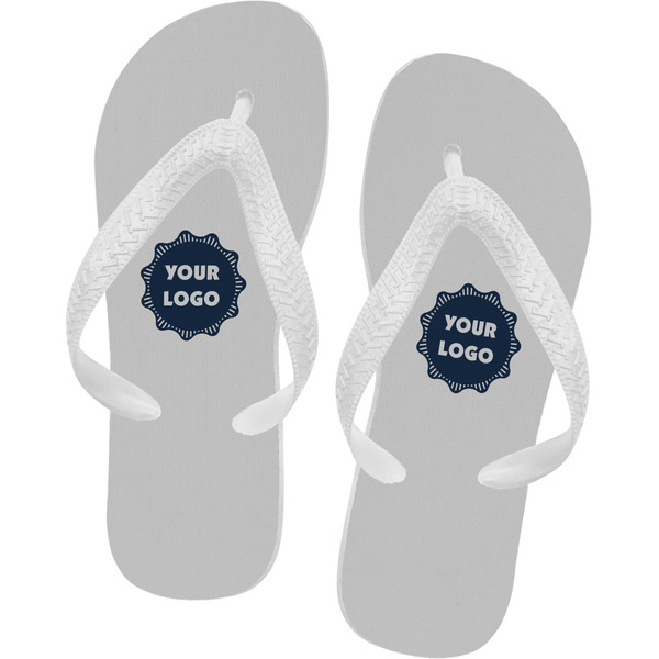 Custom Logo Flip Flops - Large