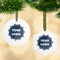 Logo Frosted Glass Ornament - MAIN PARENT