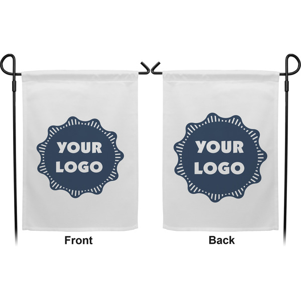 Logo Garden Flag - Double Sided Front and Back
