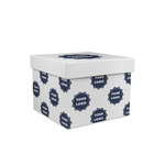 Logo Gift Box with Lid - Canvas Wrapped - Small