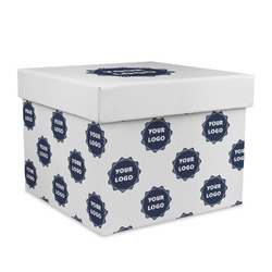 Logo Gift Box with Lid - Canvas Wrapped - X-Large