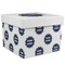 Logo Gift Boxes with Lid - Canvas Wrapped - XX-Large - Front/Main