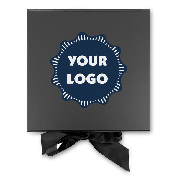 Logo Gift Boxes with Magnetic Lid - Black - Approval
