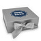 Logo Gift Boxes with Magnetic Lid - Silver - Front