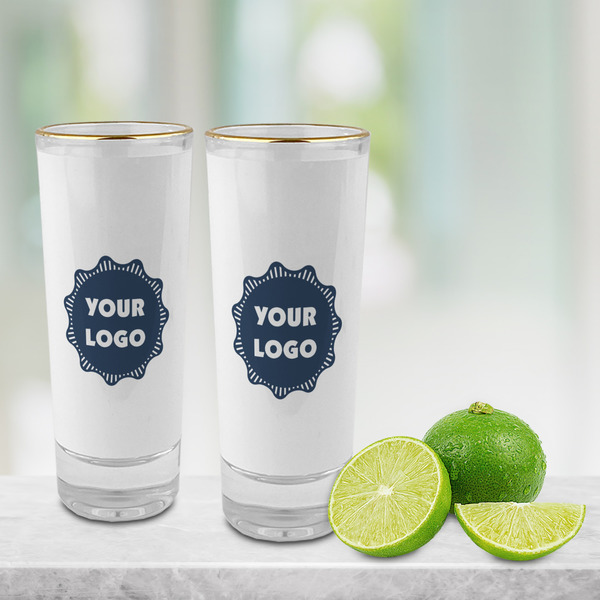 Logo Glass Shot Glass - 2oz - Lifestyle
