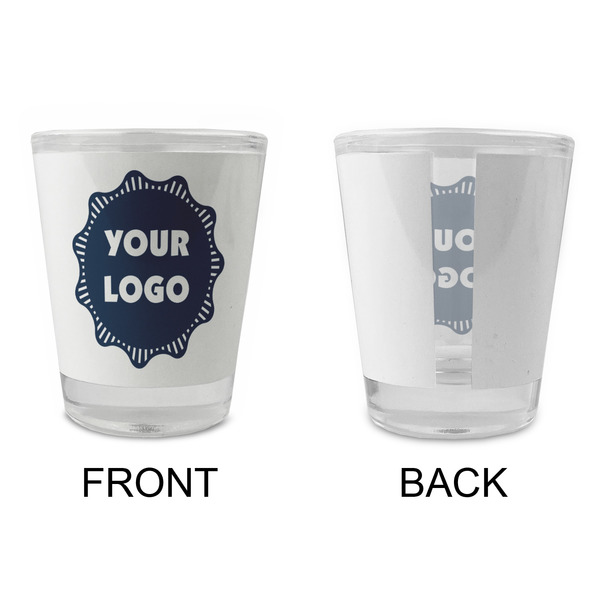 Logo Glass Shot Glass - Standard - Front & Back