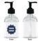 Logo Glass Soap/Lotion Dispenser - Approval