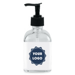 Logo Glass Soap & Lotion Bottle - Single Bottle