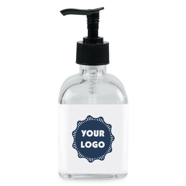 Custom Logo Glass Soap & Lotion Bottle - Single Bottle