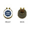 Logo Golf Ball Hat Clip Marker - Apvl - GOLD