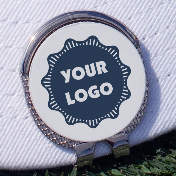 Custom Logo Golf Ball Marker - Hat Clip