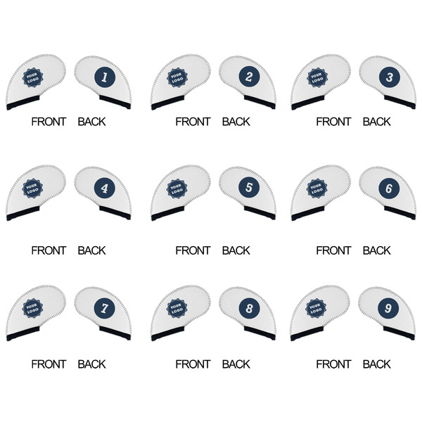 Logo Golf Club Covers - APPROVAL (set of 9)