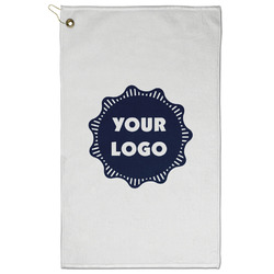 Logo Golf Towel - Poly-Cotton Blend - Large