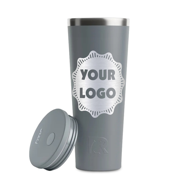 Logo Grey RTIC Everyday Tumbler - 28 oz. - Lid Off