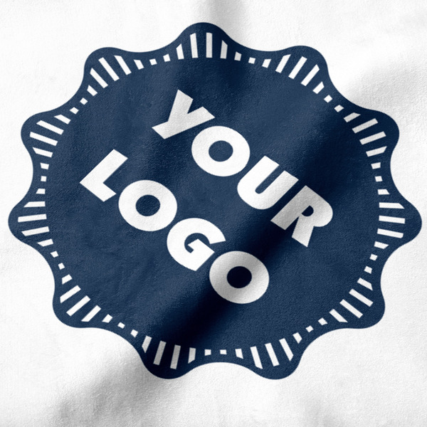 Logo Hooded Baby Towel- Detail Close Up