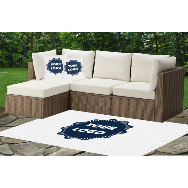 Logo Indoor / Outdoor Rug & Cushions