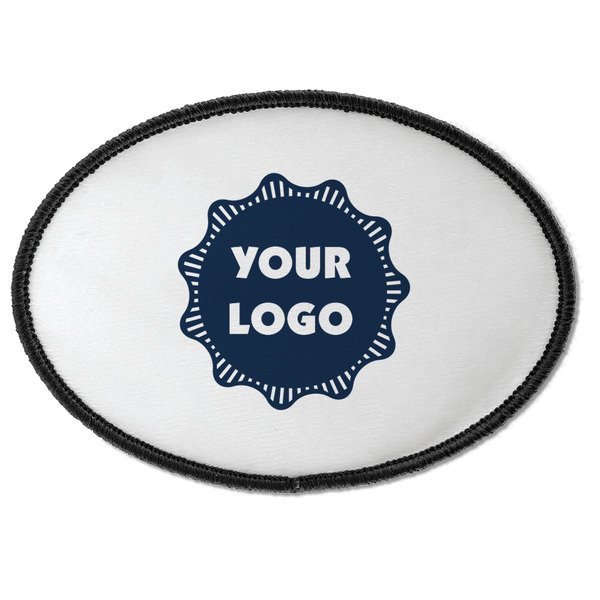 Custom Logo Iron On Oval Patch