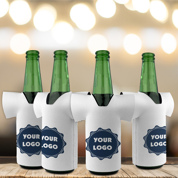 Logo Jersey Bottle Cooler - Set of 4 - LIFESTYLE