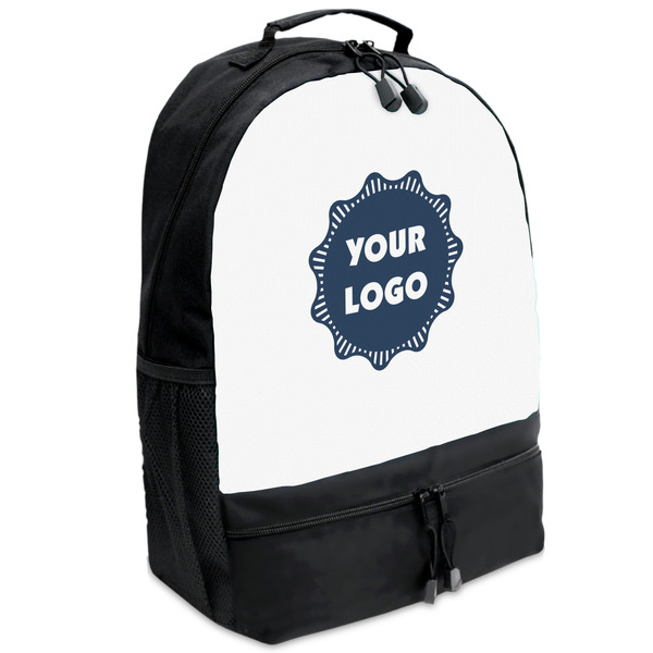 Custom Logo Backpack - Black