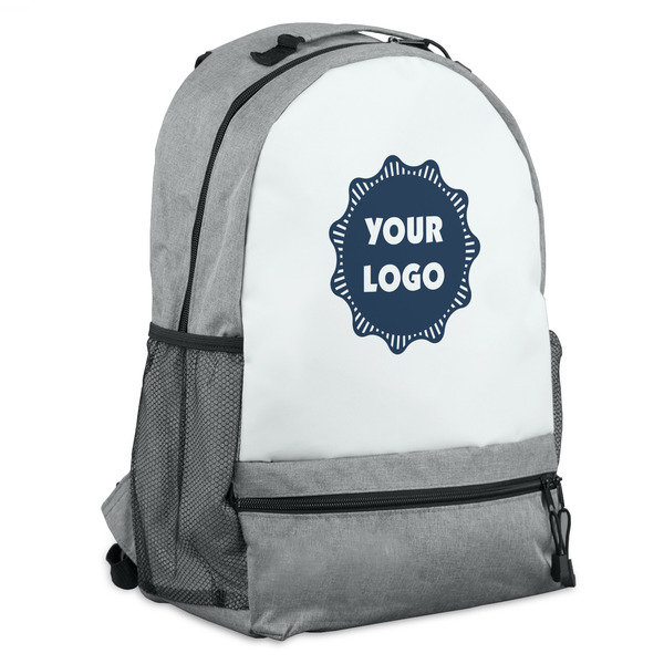 Custom Logo Backpack - Gray